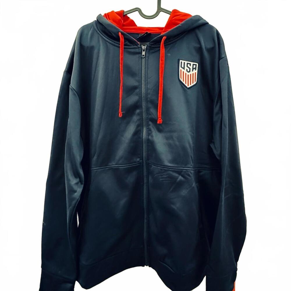 USA Soccer Hooded Zip-Up Hoodie